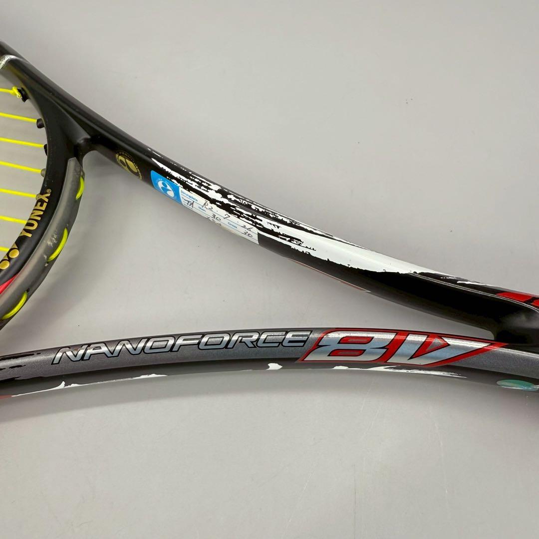 ヨネックス　NANOFORCE 8V REV ナノフォース8Vレブ　UL1 赤黒