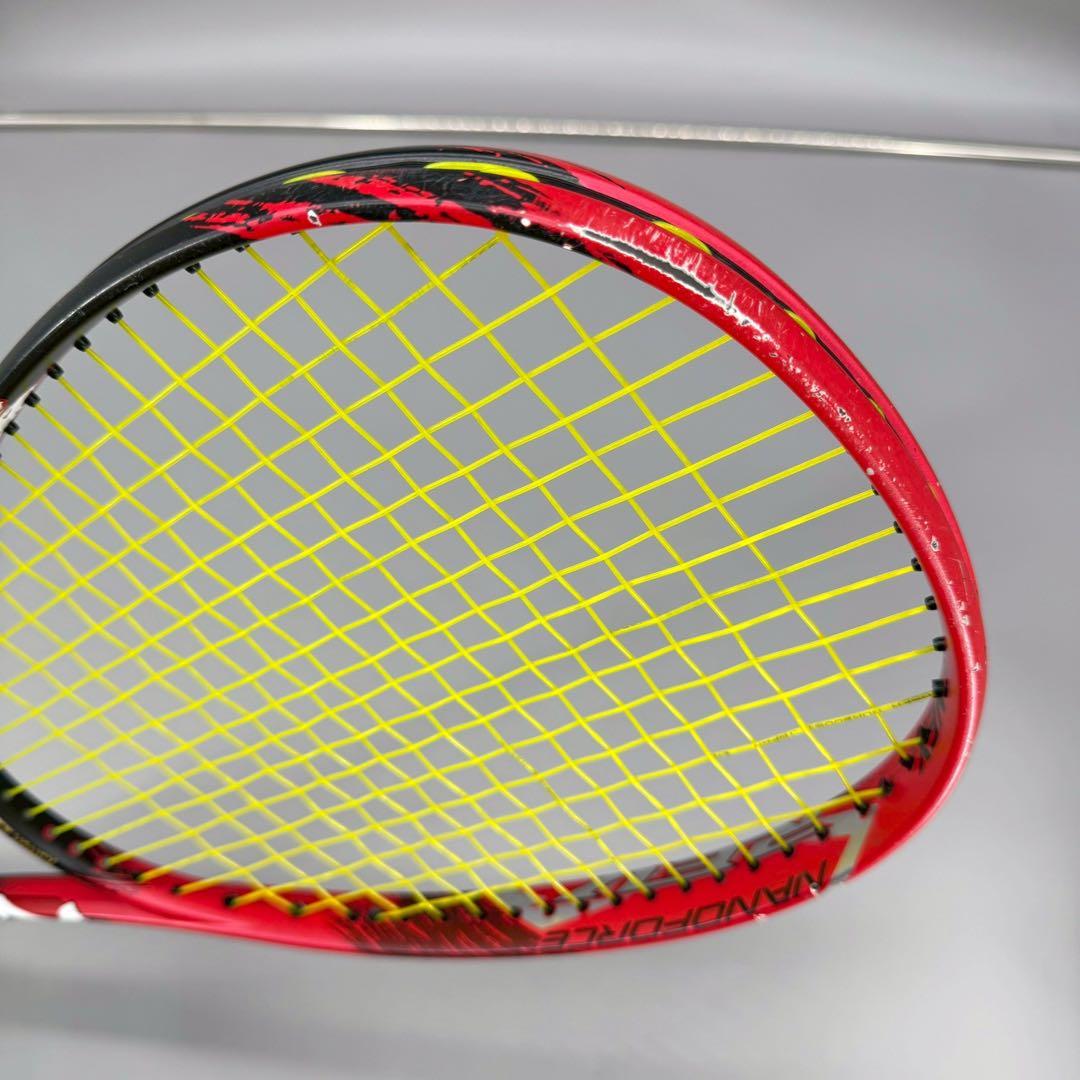 ヨネックス　NANOFORCE 8V REV ナノフォース8Vレブ　UL1 赤黒