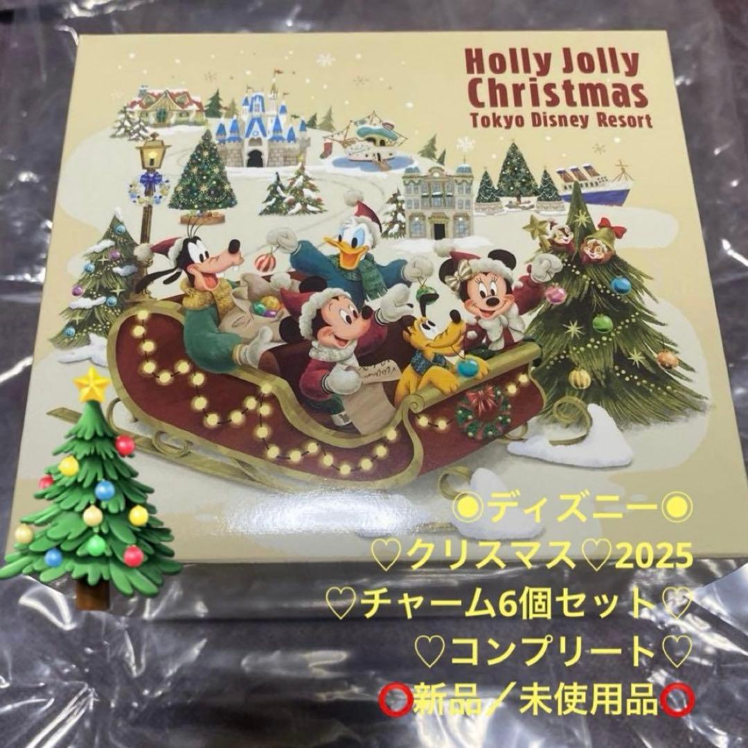専用♡ディズニー♡クリスマス♡2025♡チャーム6個セット♡新品／未使用品♡