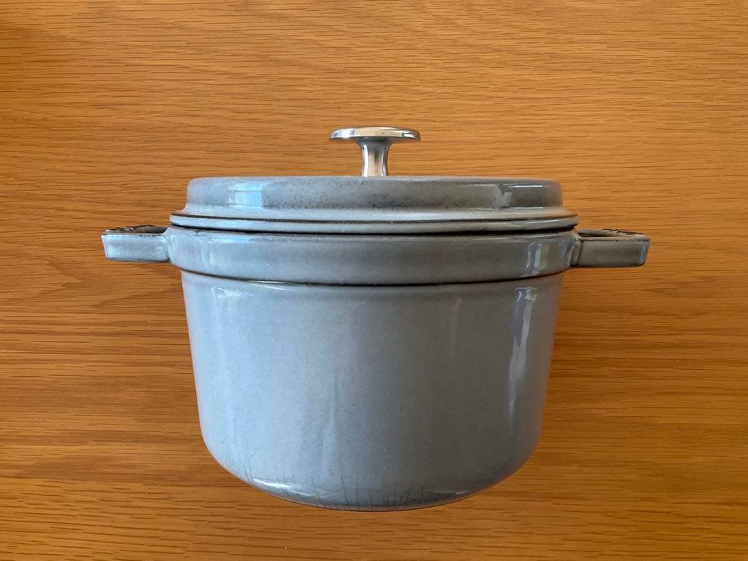 staub（ストウブ） ピコ・ココット ラウンド 16cm グレー