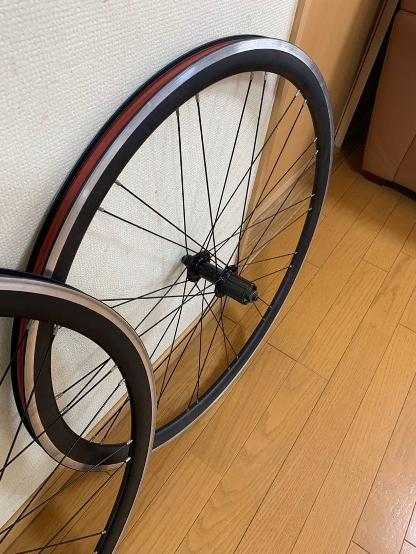 ★メリダのロードバイクについていた前後ホイールです★引取のみ★