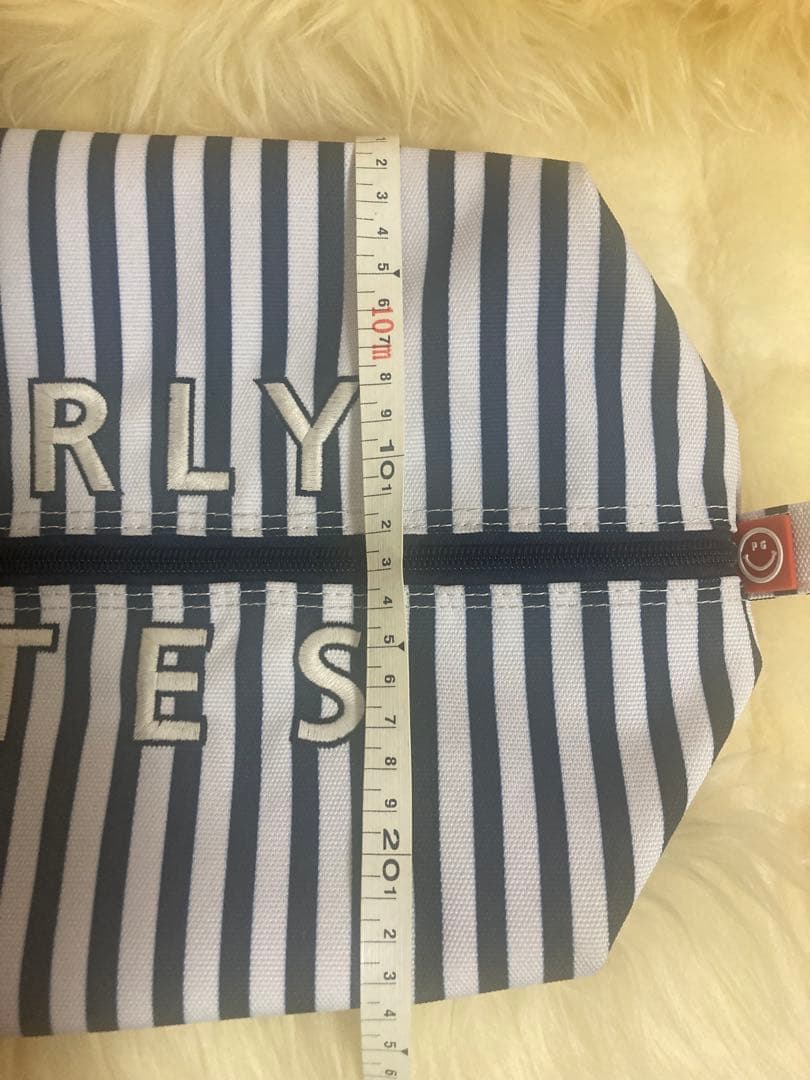 【美品】PEARLY GATES ストライプ ゴルフ シューズケース