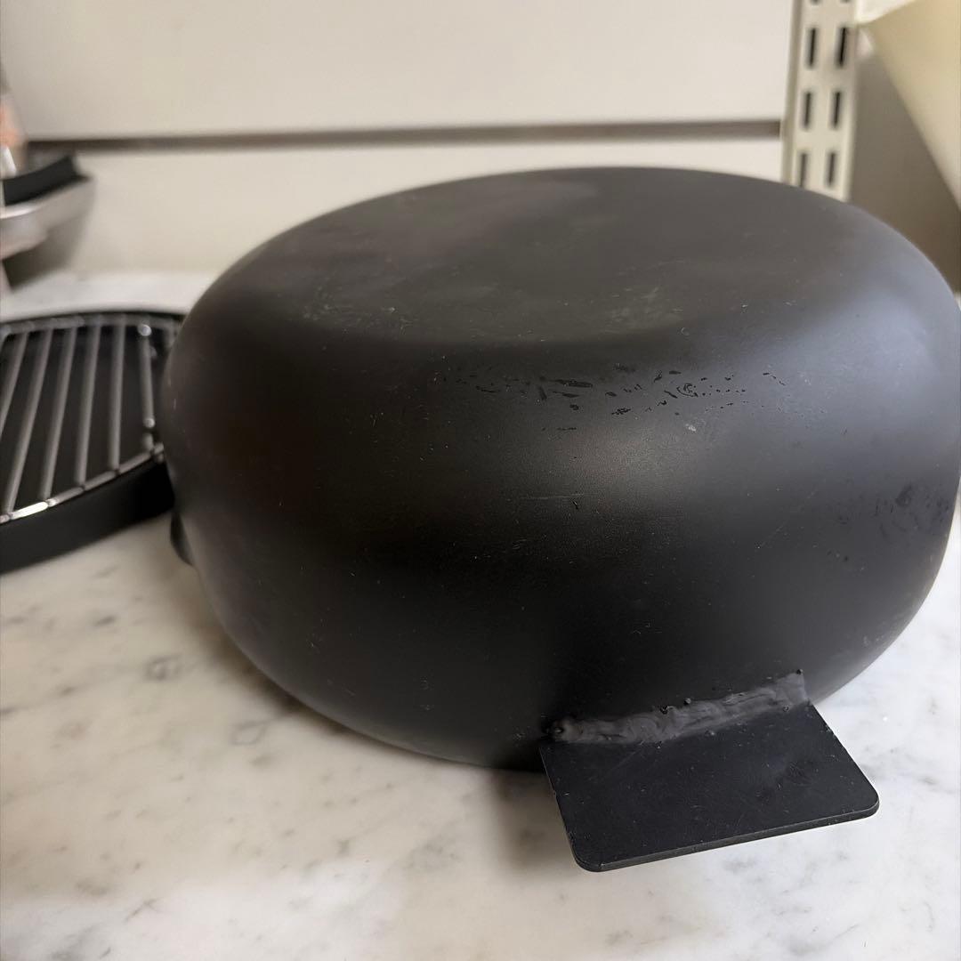 ツレヅレハナコ×オレンジページ「ふたつき鉄製揚げ鍋 18cm」