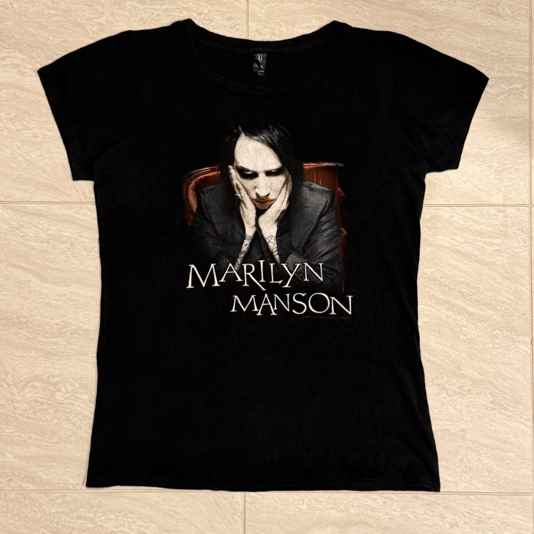 Marilyn Manson マリリンマンソン Tシャツ レディースL メンズS