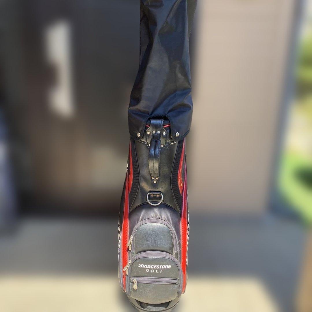 BRIDGESTONE GOLF キャディバッグ 黒と赤
