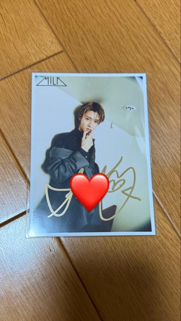 M!LK 曽野舜太 22th 生誕写真 サイン入り
