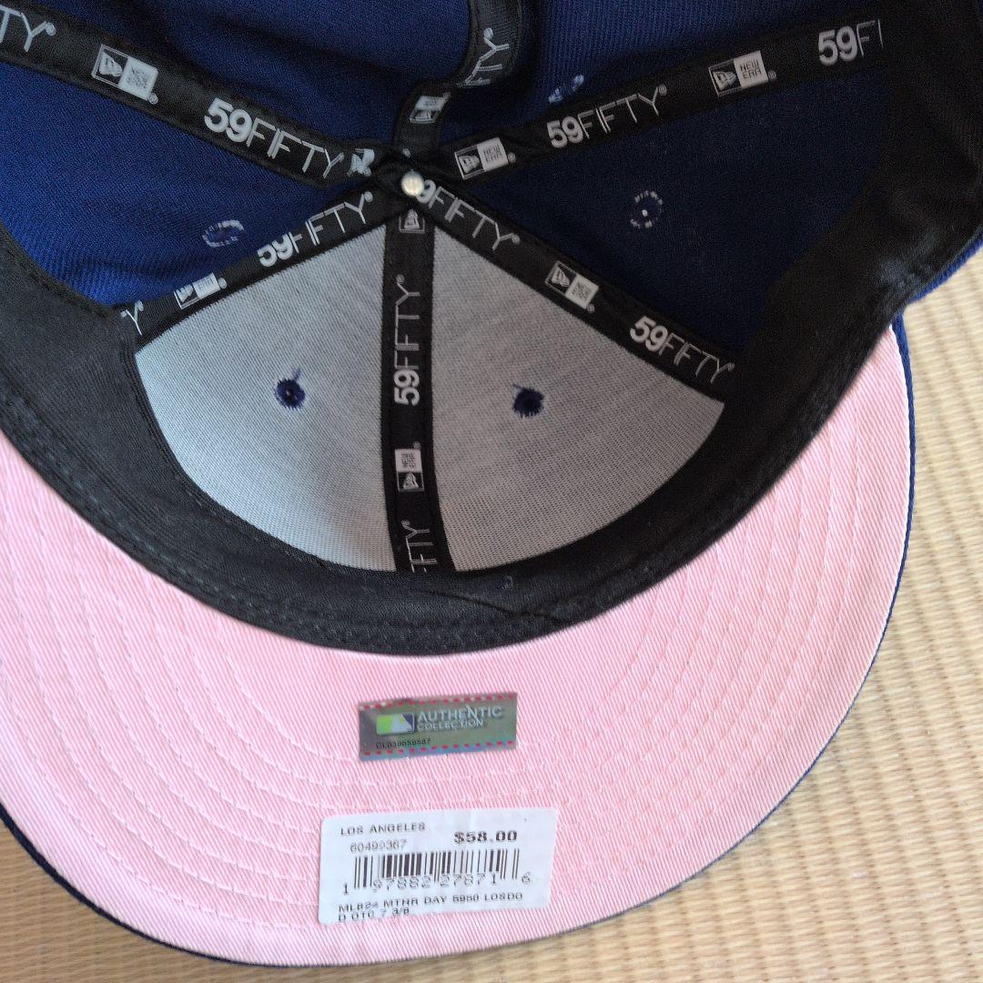 New Era LA 59FIFTY キャップ 7 3/8 ネイビー