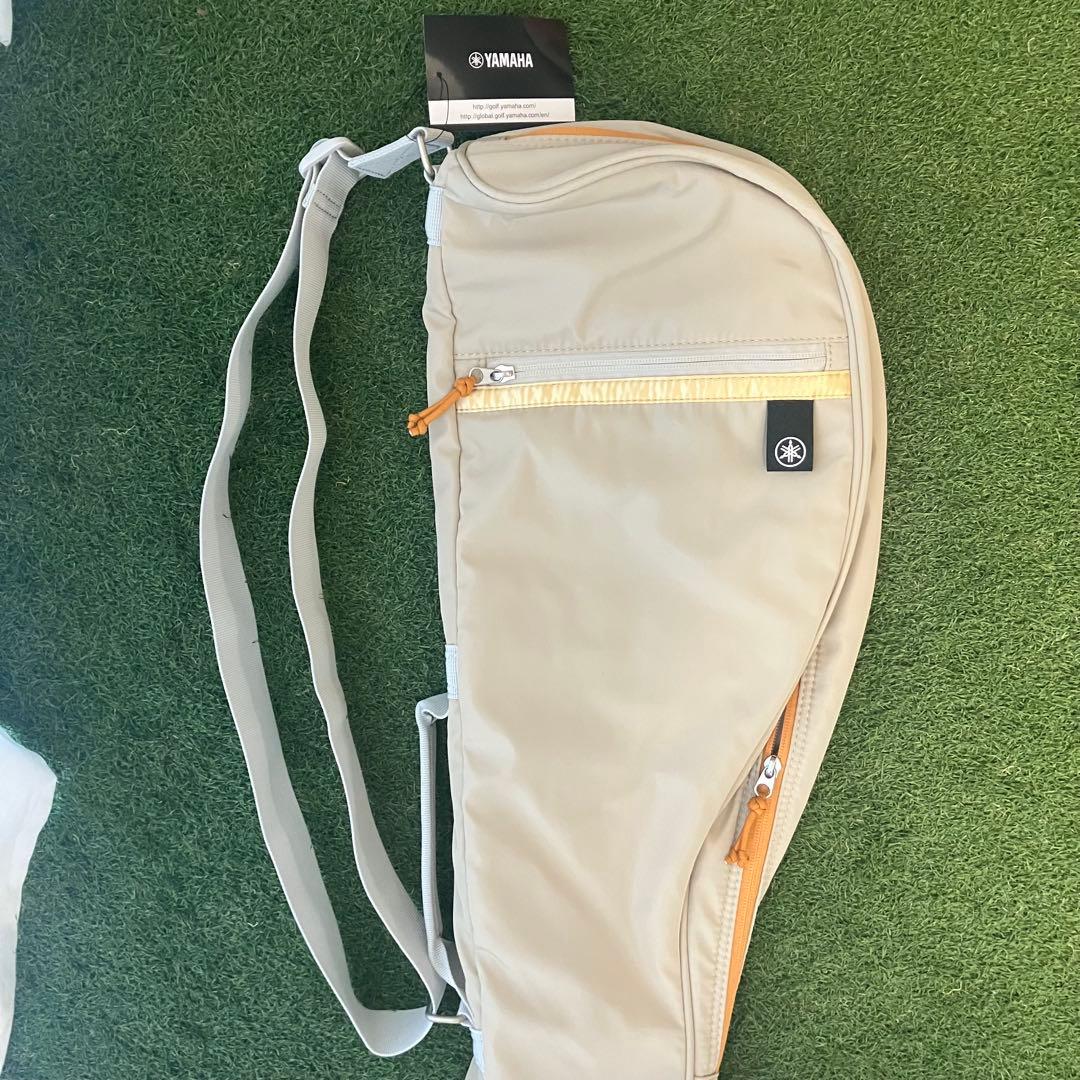 新品　YAMAHA ヤマハ　ゴルフ クラブケース ベージュ ショルダー付き