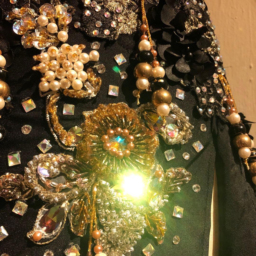 ベリーダンスドレス黒Hanan