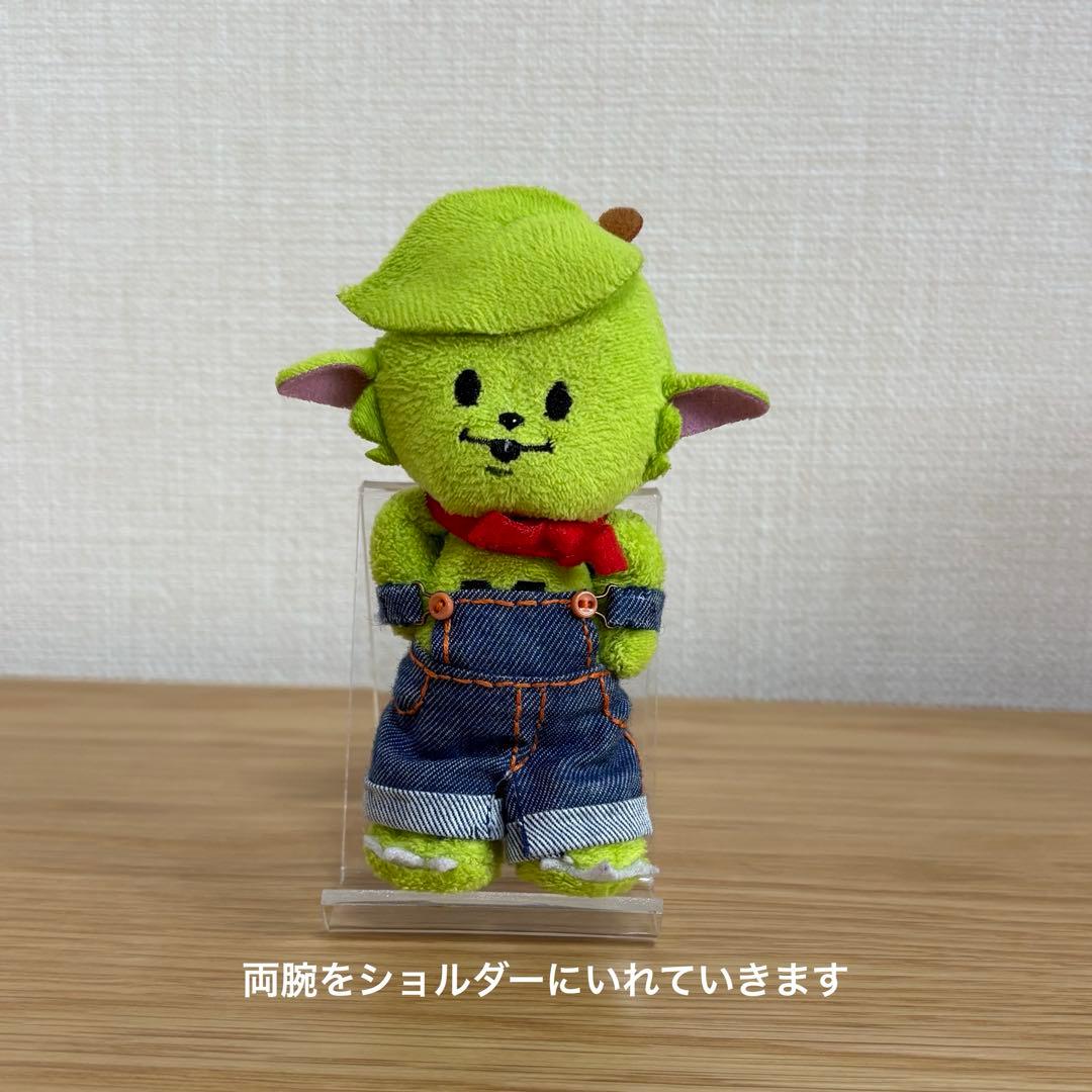 サロペットやサス付きパンツの着せ方⚘