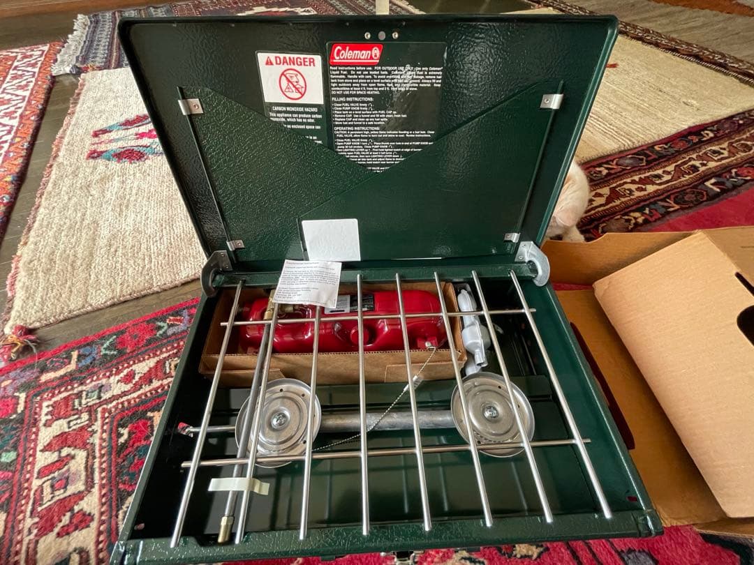Coleman 425 液体燃料ツーバーナーコンロ 希少 新品未使用