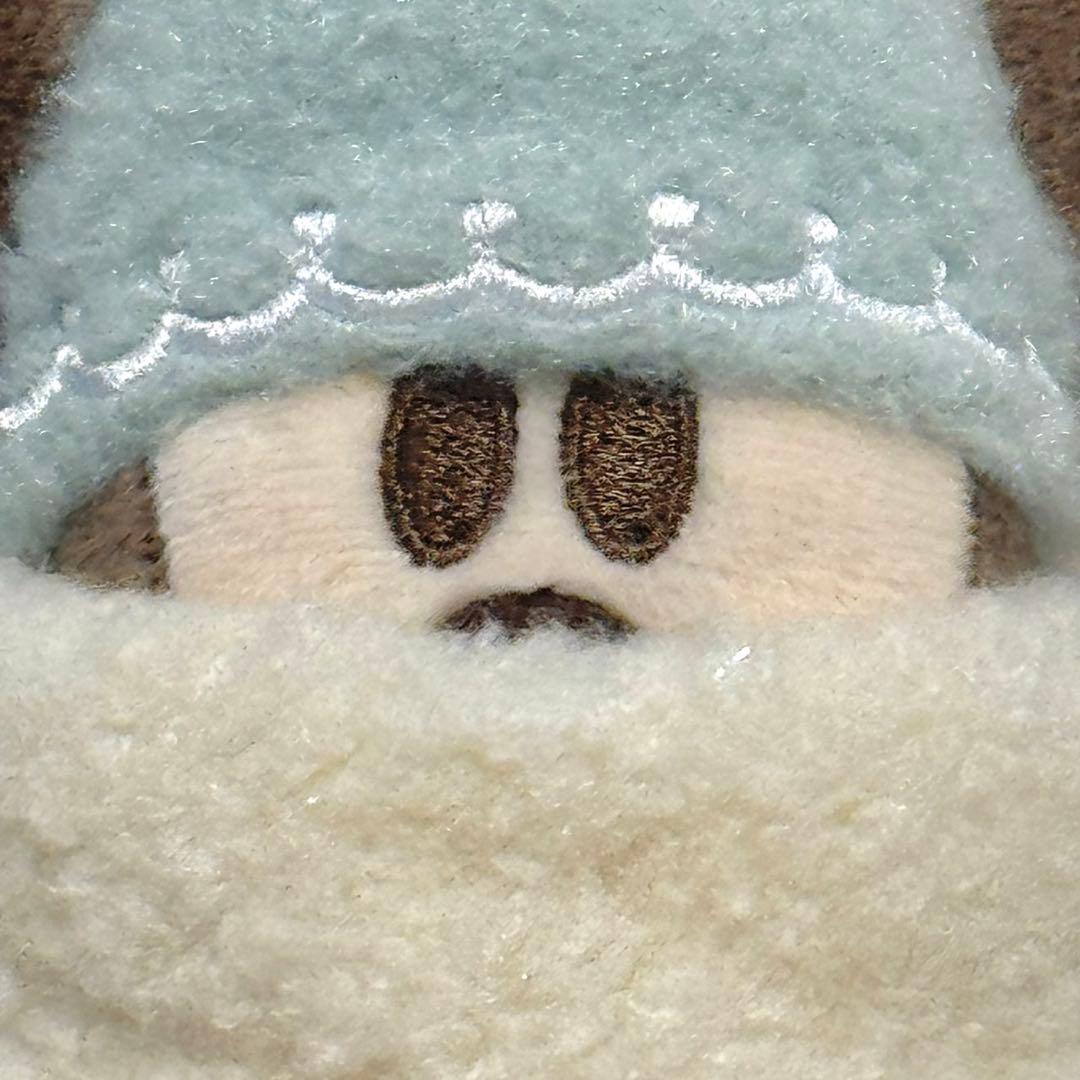 在庫残り2セット　リルリンリン　ぬいぐるみバッジ　水色　赤