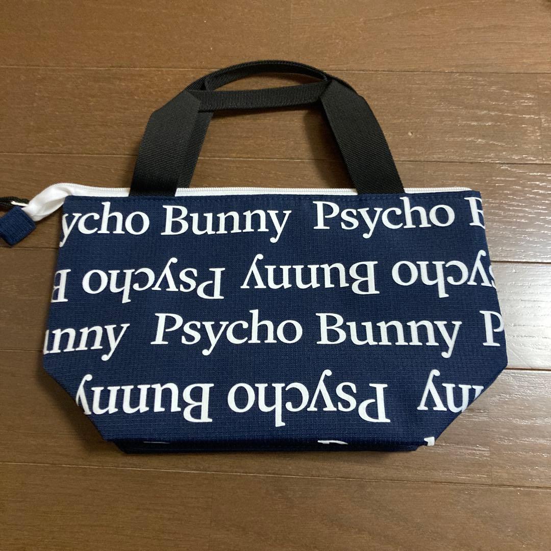 Psycho Bunny スカルデザイン バッグ カートバック ラウンドバック