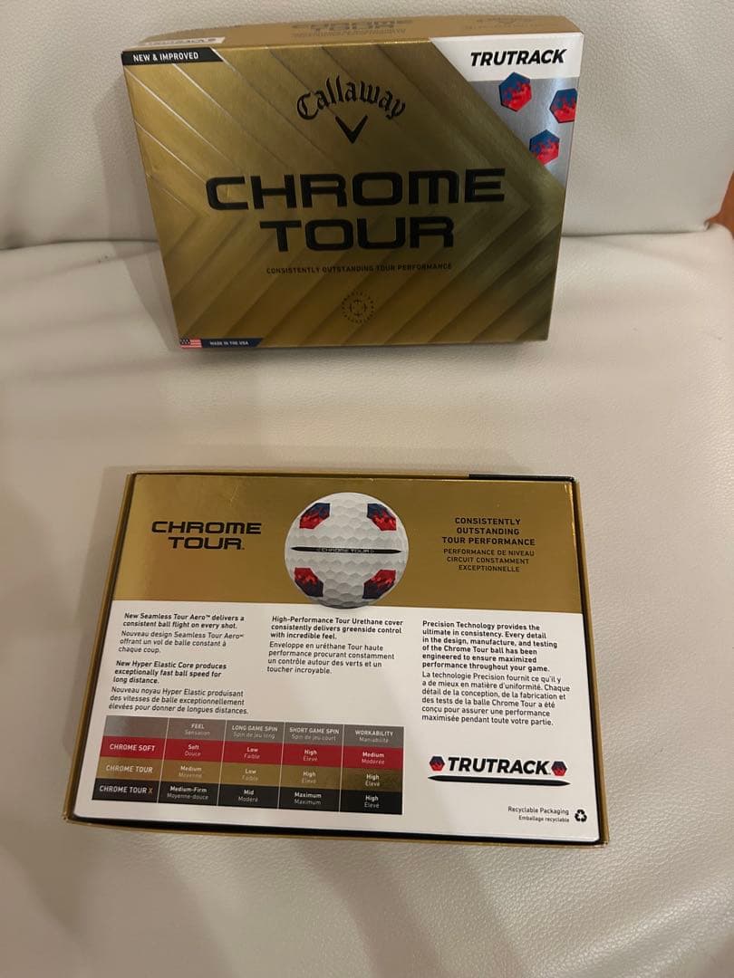 キャロウェイ(Callaway) ゴルフボール CHROME TOUR 2箱