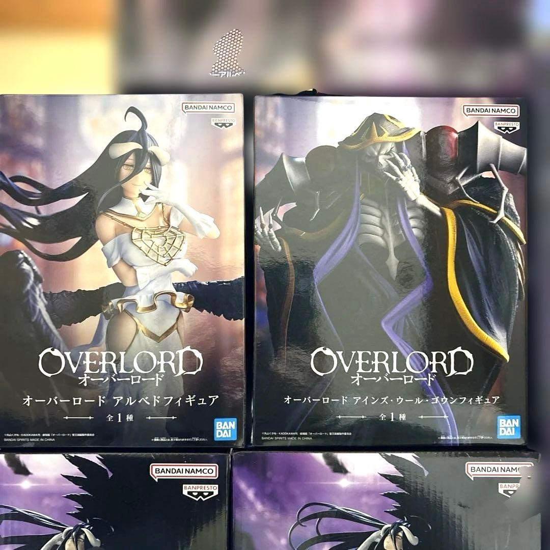 overload アルベド　アインズ　フィギュア　9個