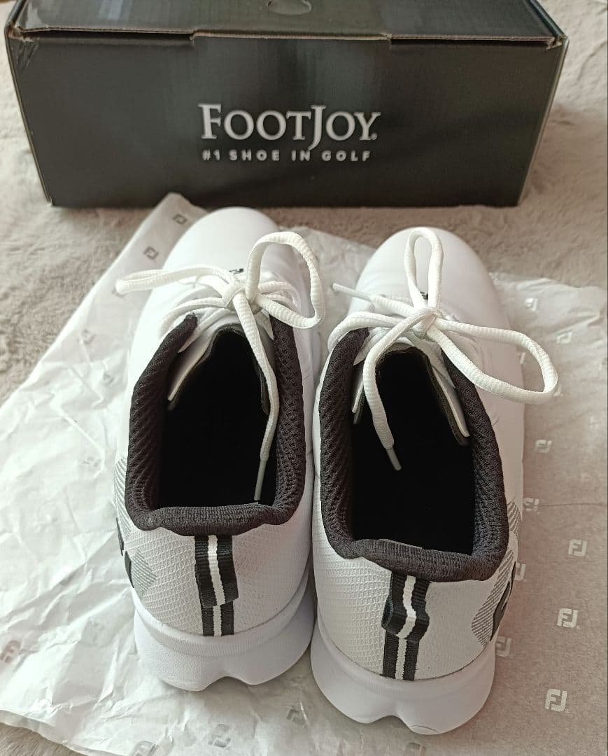 ヤーマン❤FootJoy ゴルフシューズ ホワイト 27.5cm