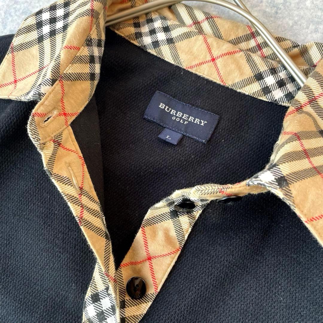 BURBERRY GOLF ワンピース 半袖 ノバチェック ポロシャツワンピ L