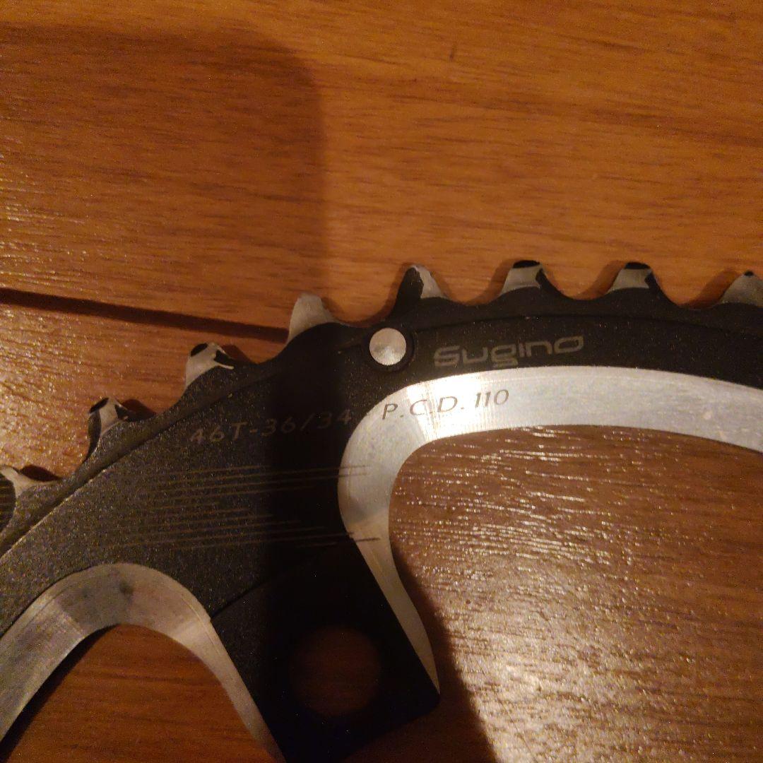 m*6様 超コンパクトクランク46/30T Sugino ox 11S　スギノ
