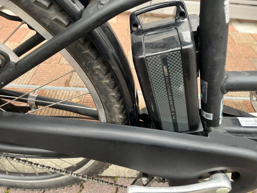 【引取限定】HYDEEⅡ 電動アシスト自転車 チャイルドシート付き ブラック