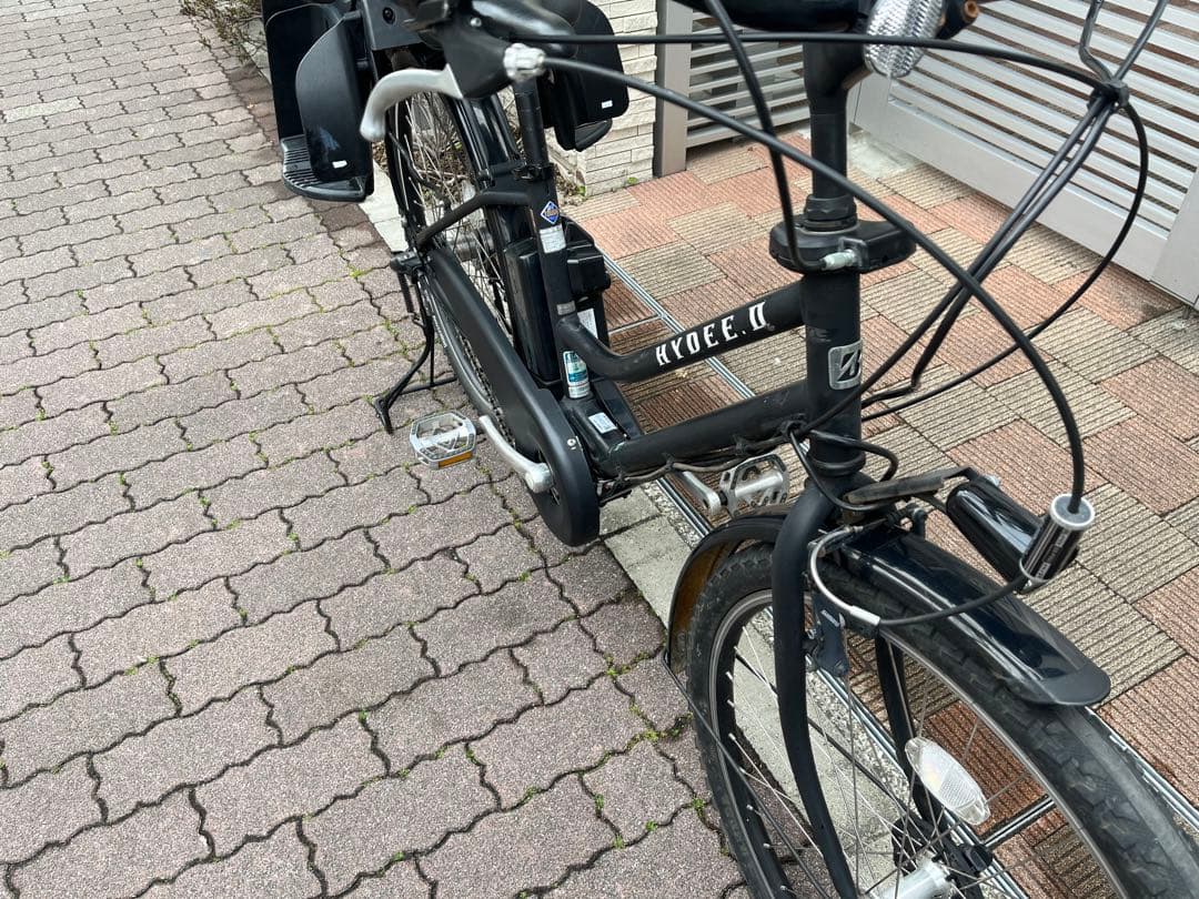 【引取限定】HYDEEⅡ 電動アシスト自転車 チャイルドシート付き ブラック