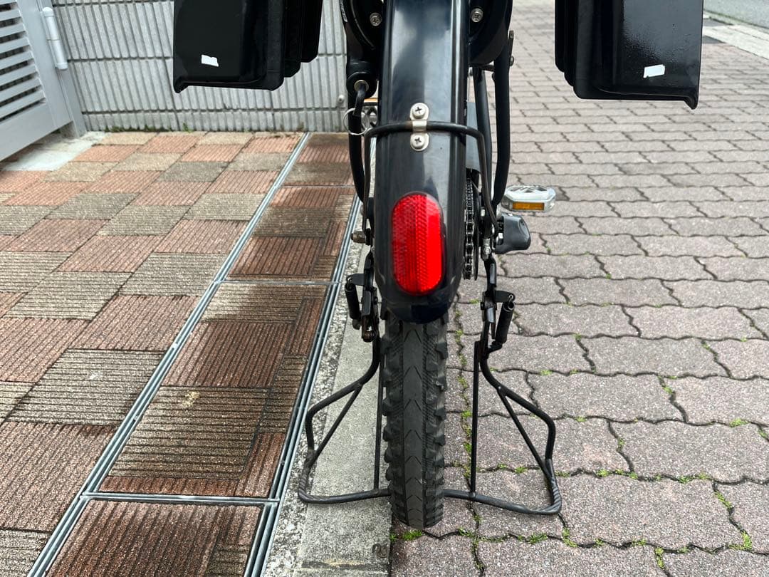 【引取限定】HYDEEⅡ 電動アシスト自転車 チャイルドシート付き ブラック
