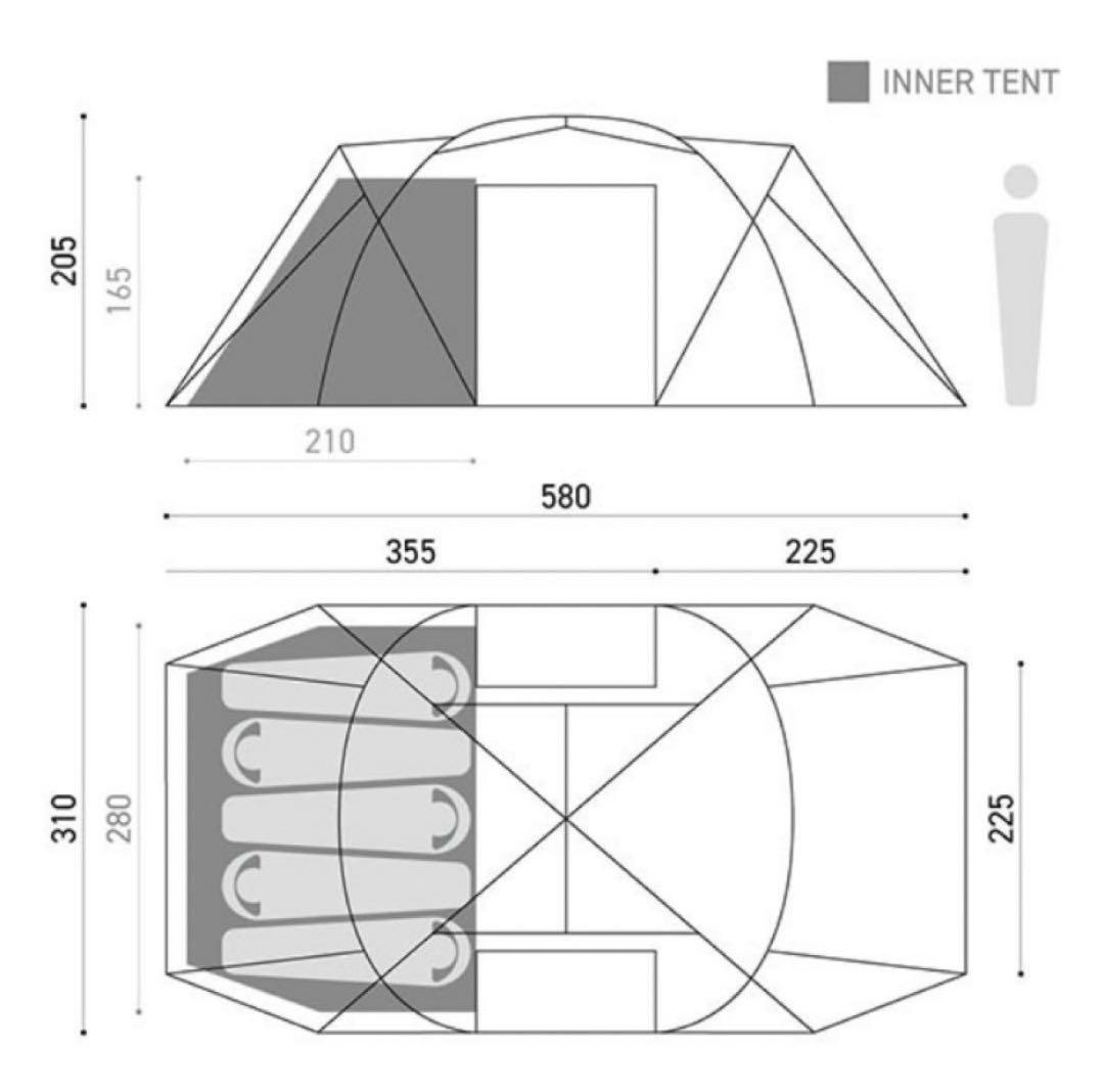 muracoムラコ ZIZ TENT SHELTER ROCK GREY