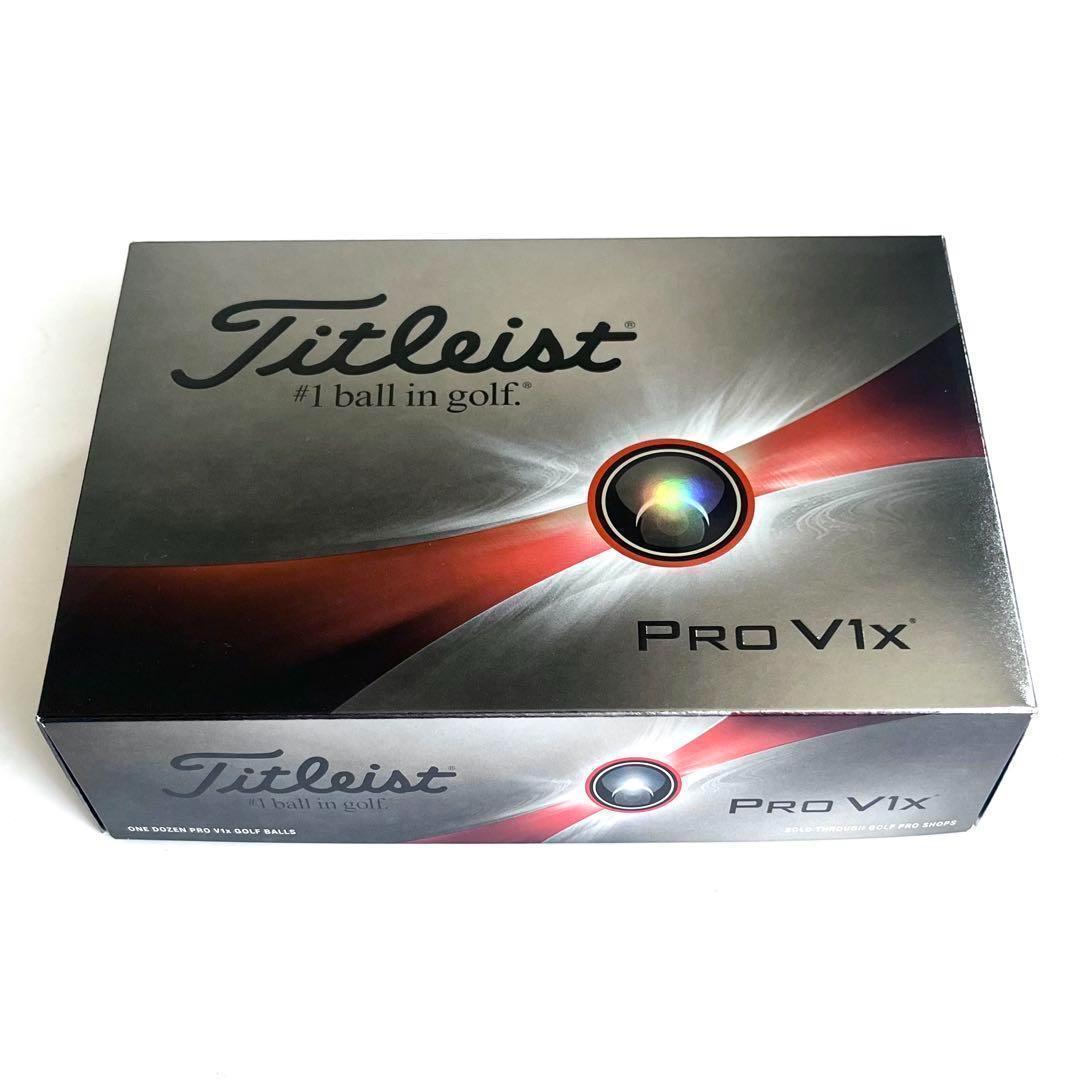 【新品】PRO V1x ホワイト Titleist ゴルフボール 1ダース