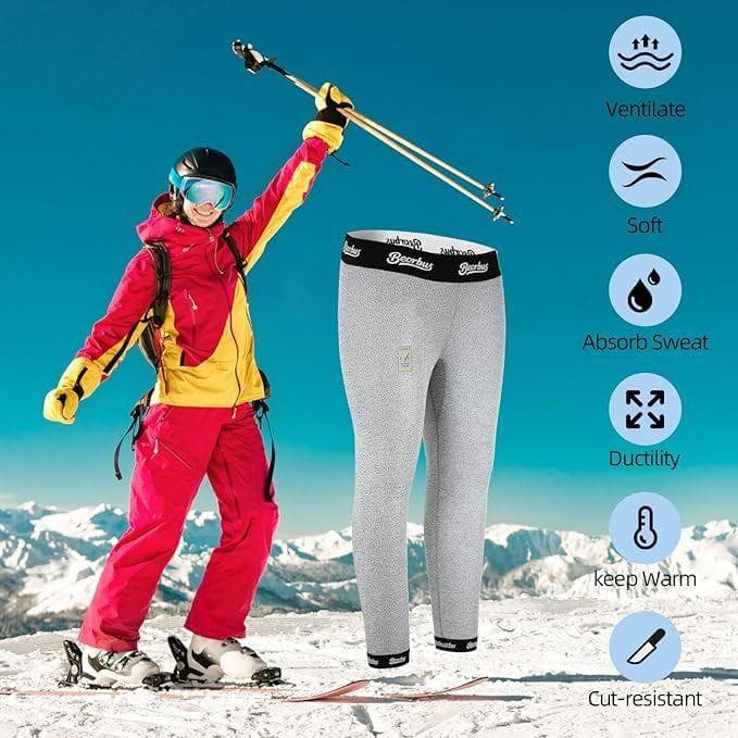 【新品】スキーレーシングパンツ メンズ レディース兼用 保護ベースレイヤー L