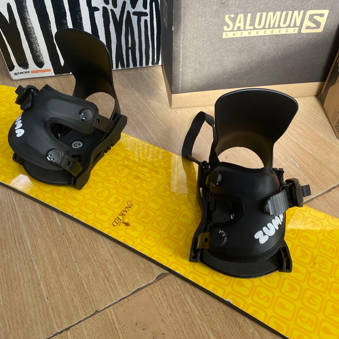 NAKID×ZUMA　キッズスノーボードセット　未使用バイン付3点セット