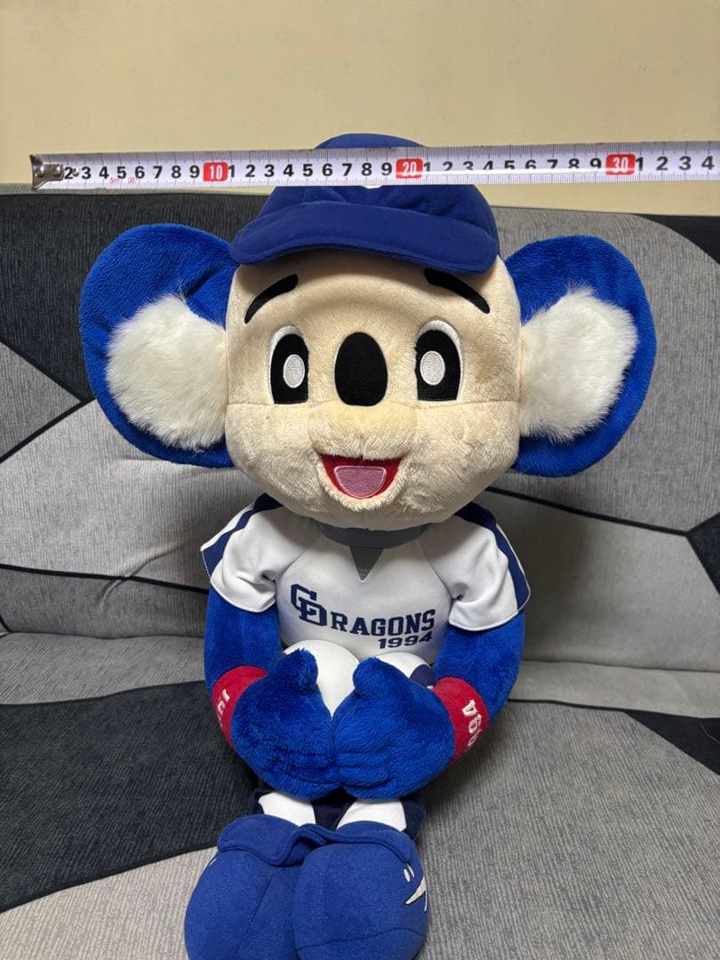 中日ドラゴンズ ドアラ　体育座りぬいぐるみ