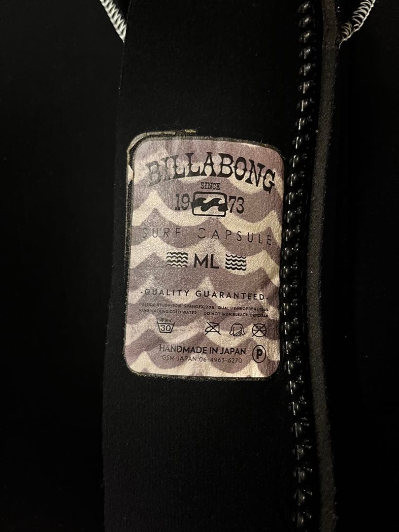 BILLABONG SURF CAPSULE フルスーツ ML レディース3ミリ