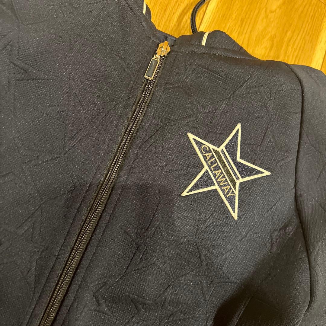 CALLAWAY ネイビー ジップアップ ゴルフウェア