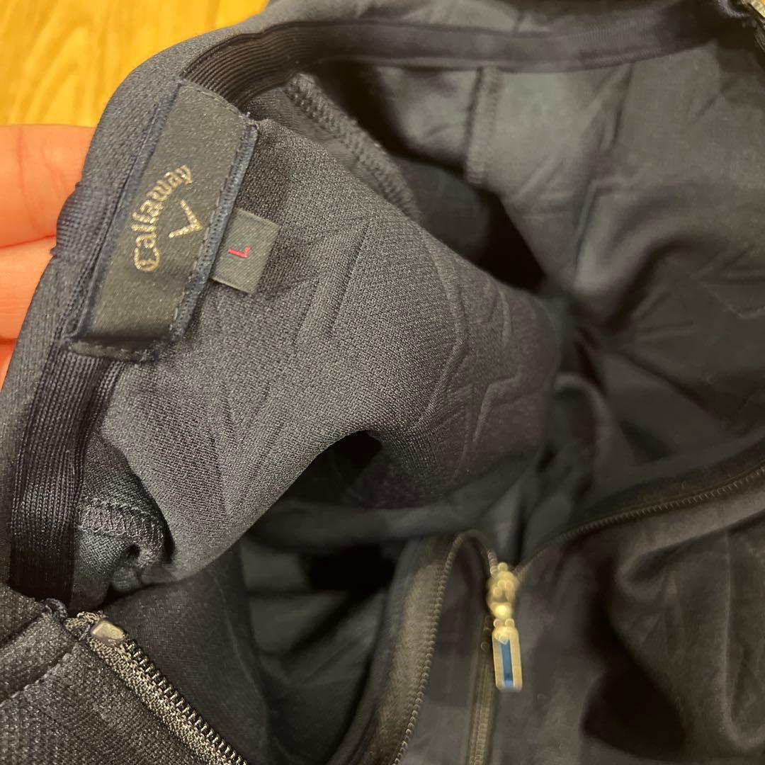 CALLAWAY ネイビー ジップアップ ゴルフウェア