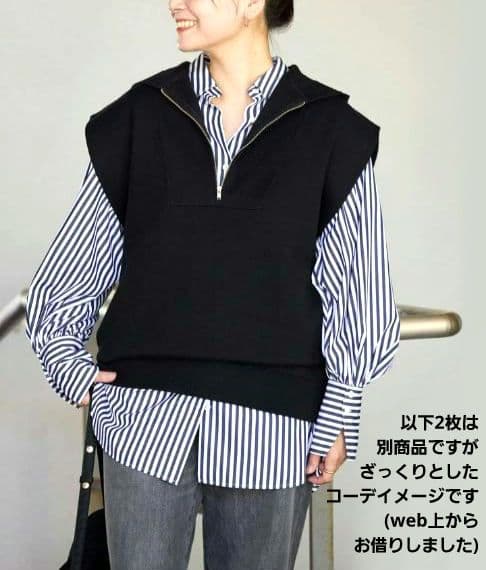 RUSSELUNO フード付 ハーフジップ 半袖 ブルゾン ブラック メンズ 5