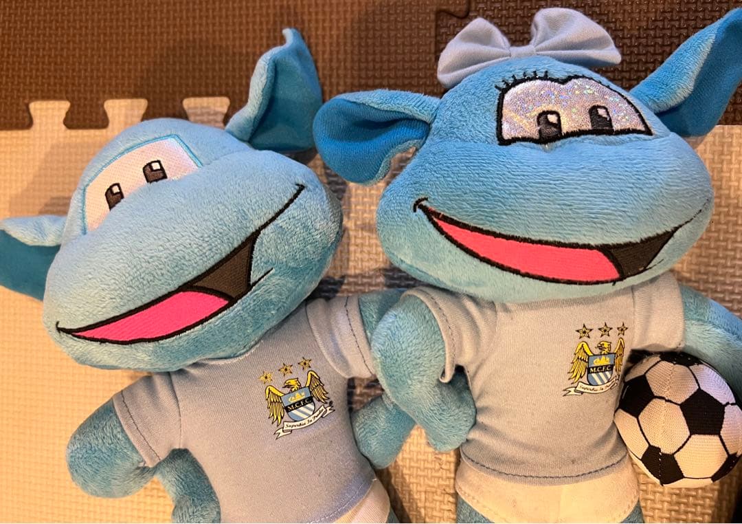 【Manchester City FC】ムーンチェスター＆ムーンビームぬいぐるみ