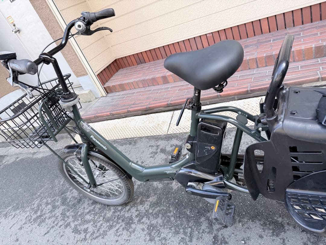 大阪府　子供乗せ　パナソニック　 電動アシスト自転車 チャイルドシート付き