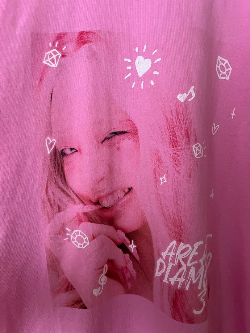ちゃんみな　AOD3 限定Tシャツ　ピンク　フリーサイズ　完売品