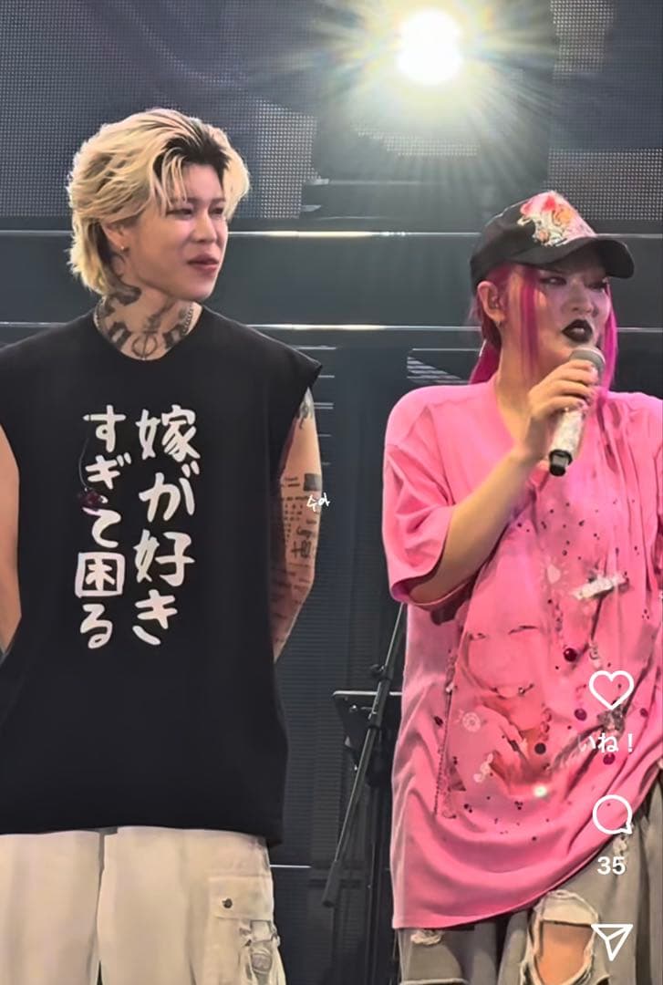 ちゃんみな　AOD3 限定Tシャツ　ピンク　フリーサイズ　完売品