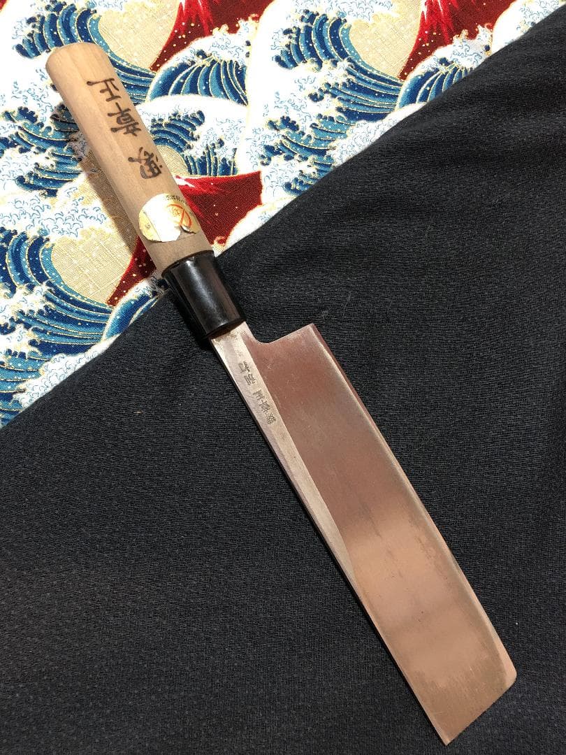 【研ぎ済み】白鋼・手打ち　堺章正　薄刃包丁　和包丁　ナイフ　料理　釣り