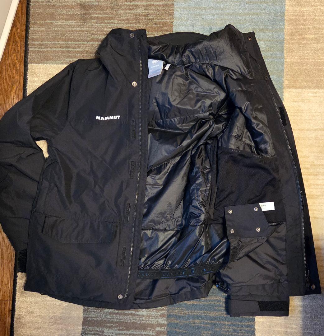 マムート MAMMUT Fall Line HS Thermo 上下セット黒
