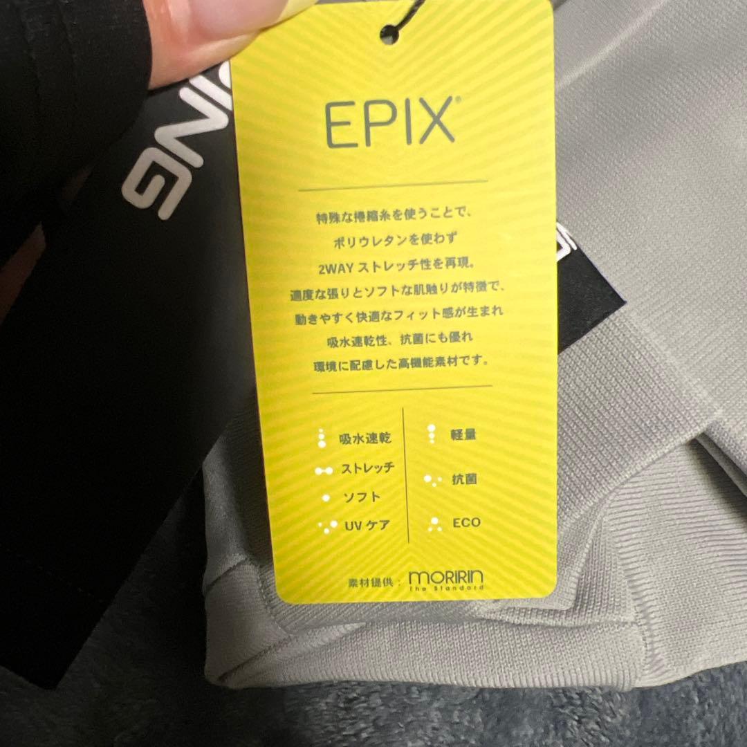 PING ゴルフウェア　グレー　半袖　新品未使用　Lサイズ