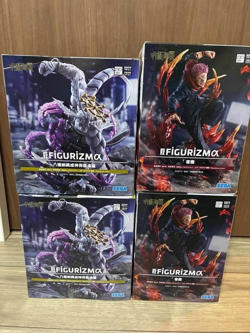 呪術廻戦 摩虎羅 宿儺フィギュア4体セット FIGURIZMα