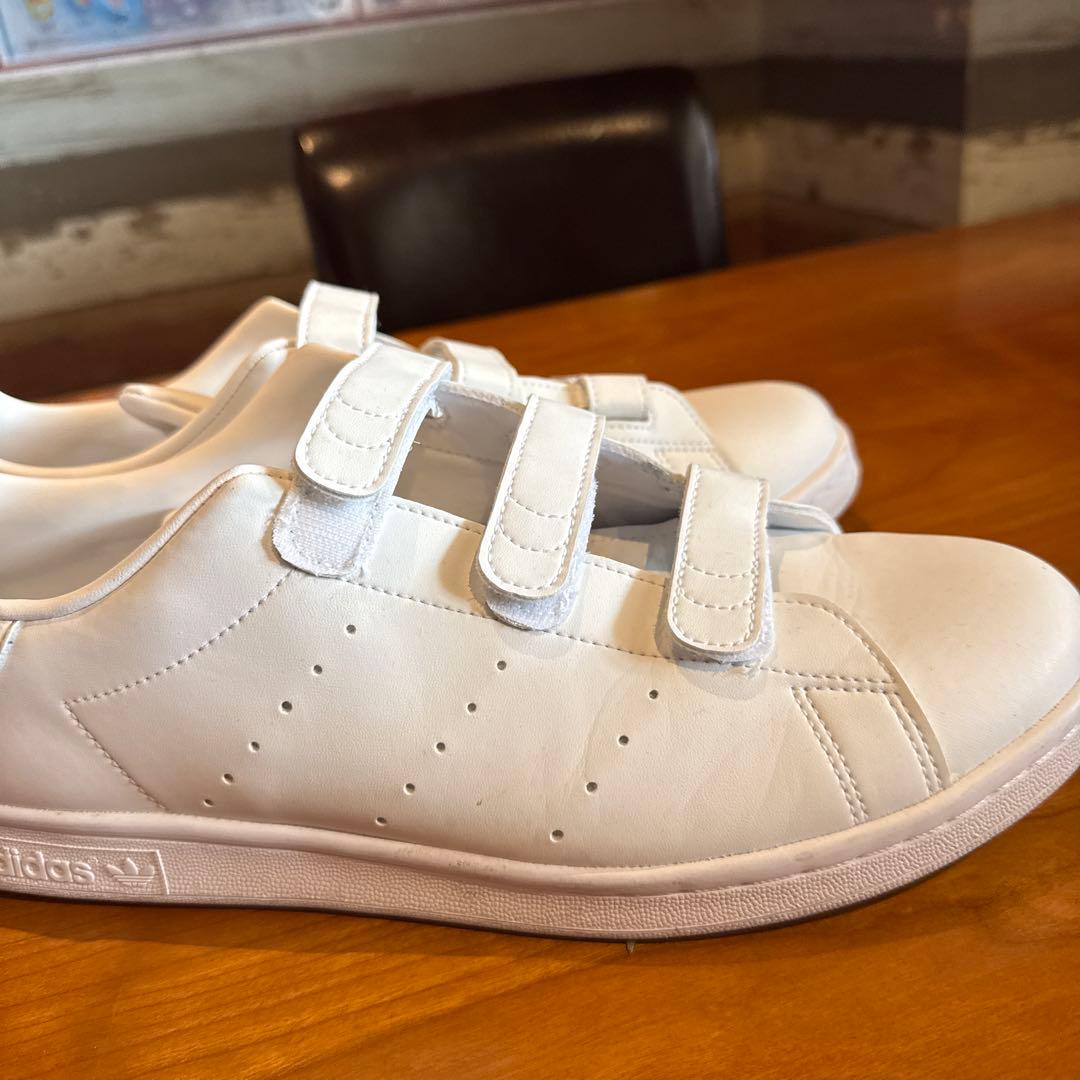 adidas Stan Smith ベルクロシューズ ホワイト　29.5