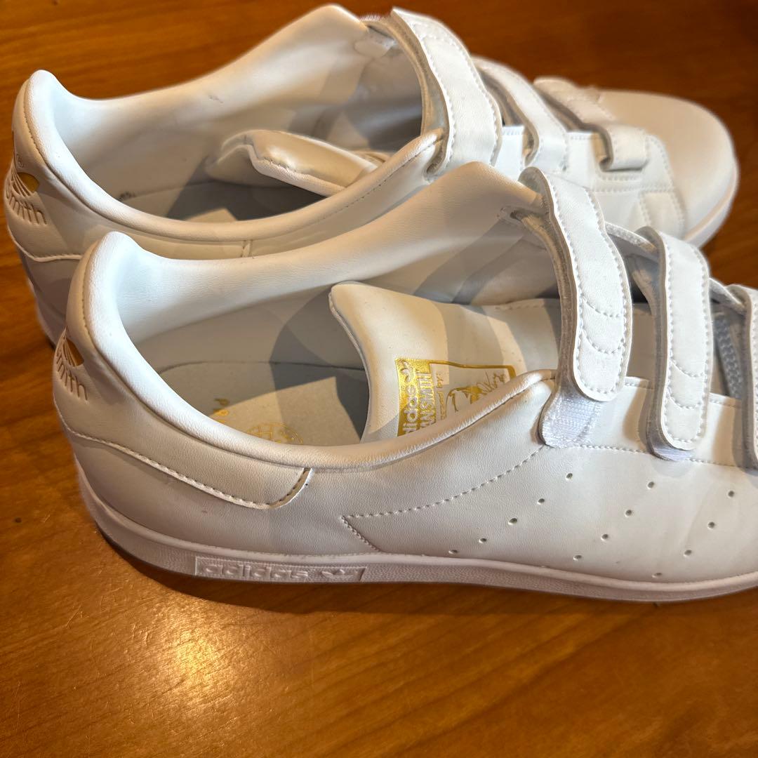adidas Stan Smith ベルクロシューズ ホワイト　29.5