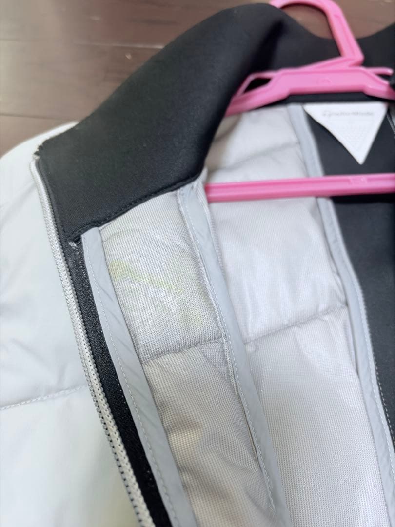 TaylorMade ダウンベスト グレー/ブラック　Ｏサイズ