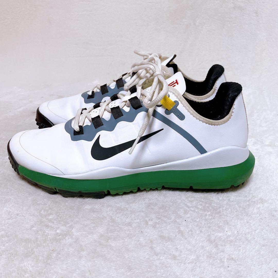 限定品 希少　NIKE　タイガーウッズ'13　ゴルフシューズ　27.5㎝　白／緑