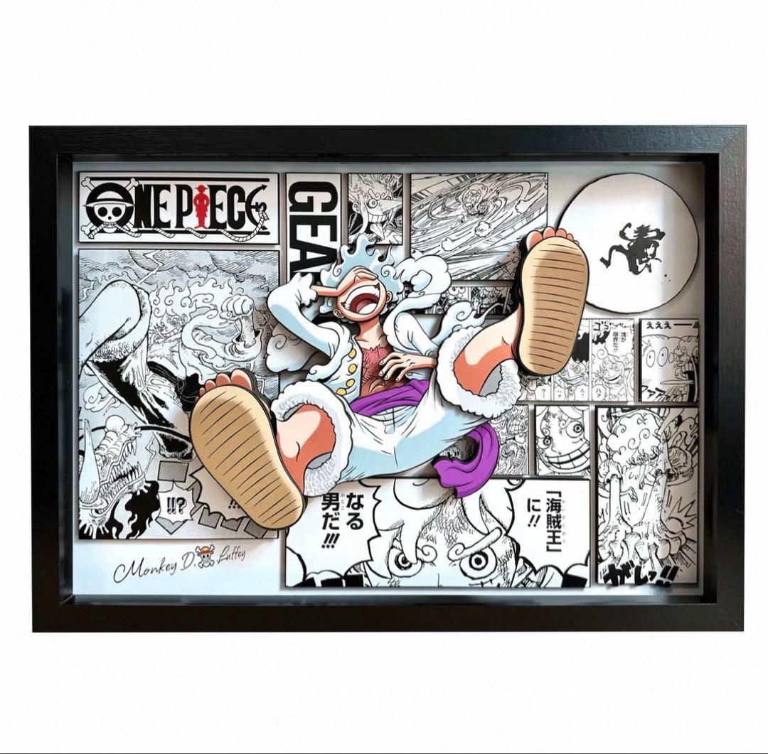 (日本語版)ONE PIECE ギア5 ニカ ルフィ 3Dアート