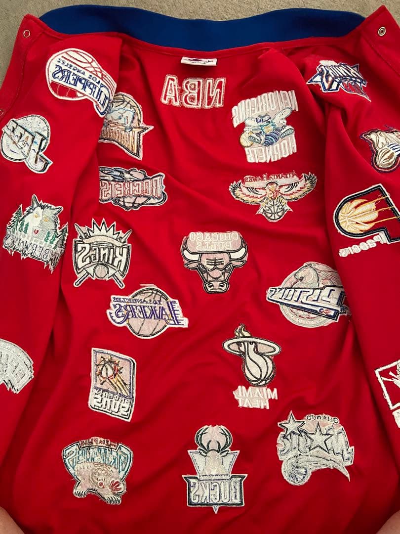 NBA★オールスター総刺繍ワッペン★90’s ジャージ チームウェア