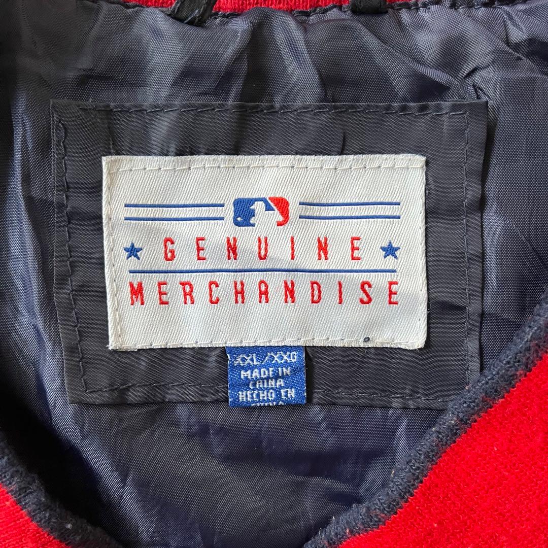【美品】MLB  セントルイス　カージナルス ナイロンプルオーバー　XXL
