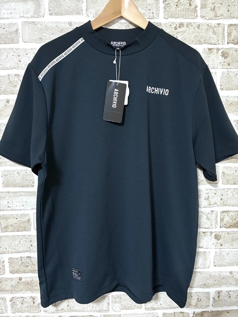 【早い者勝ち✨】新品 アルチビオ メンズ 半袖 モックネックシャツ サイズ50